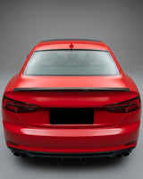 2017–2022 Audi A5 S-Line / S5 / RS5 B9 Coupe RS5-H Style Ducktail Rear Trunk Spoiler – Carbon Fiber
