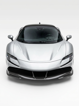 2019+ Ferrari SF90 OEM Style Bolt-On Front Lip Splitter - Dry Carbon Fiber