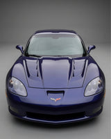 2005–2013 Chevrolet Corvette C6 H-Design Style Hood (1-Piece) – Fiberglass (FRP)