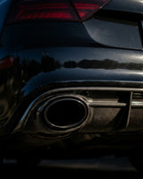 2014–2018 Audi RS7 C7 4G Sportback Factory Style Rear Bumper Diffuser – Dry Carbon Fiber