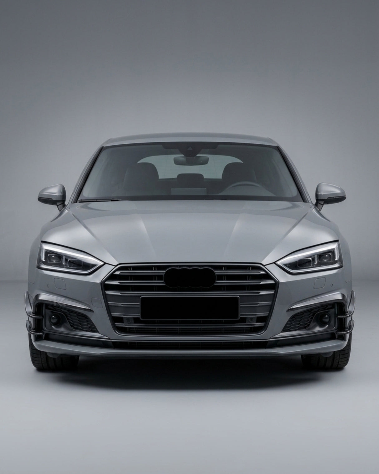 2017–2019 Audi A5 S-Line / S5 B9 Front Bumper Canard Fins – Carbon Fiber