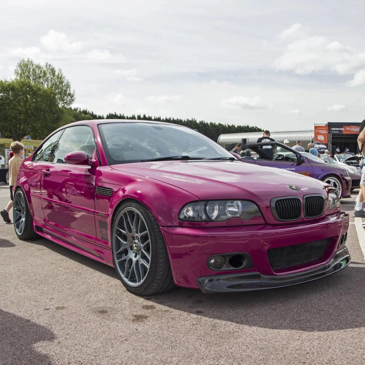 BMW 3 Series E46 M3 CSL Style Carbon Fiber Front Lip (2001 - 2006) - K2 Industries