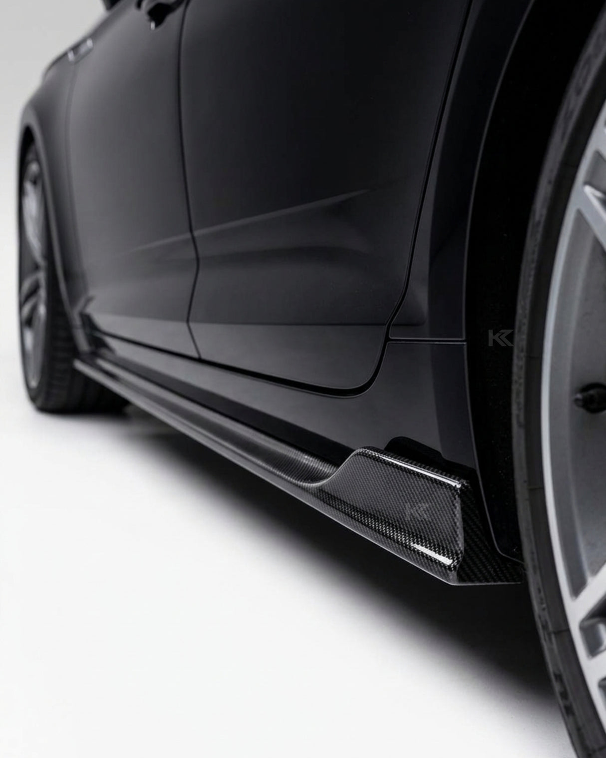 2017–2019 Audi A5 / S5 B9 Sportback Side Skirt Extensions – Carbon Fiber
