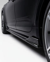 2017–2019 Audi A5 / S5 B9 Sportback Side Skirt Extensions – Carbon Fiber