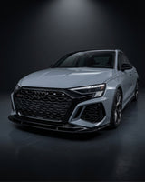 2022–2024 Audi RS3 8Y Sedan Front Bumper Lip – Pre-Preg Dry Carbon Fiber