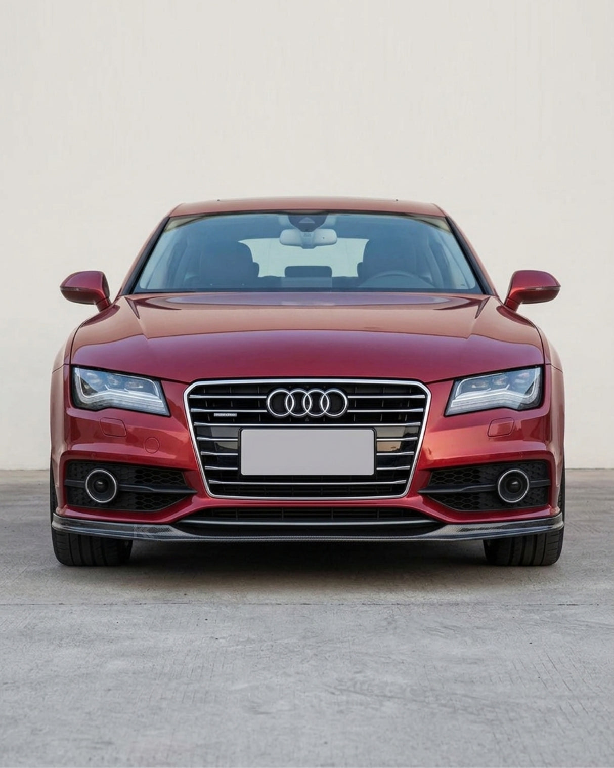 2012–2014 Audi A7 S-Line C7 Sportback Front Bumper Splitter – Carbon Fiber