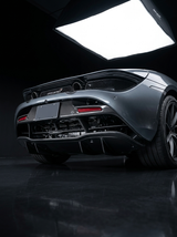 McLaren 720S Spider Dry Carbon Fiber Rear Bumper OEM Style 2017 - 2019