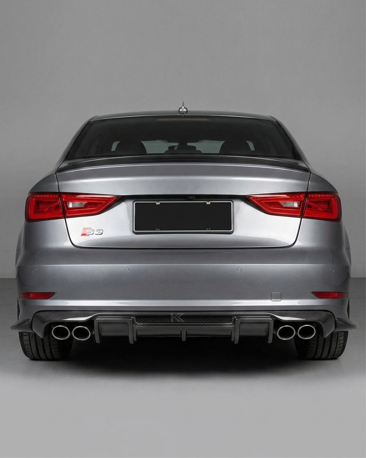 2015–2016 Audi S3 8V Sedan RS Style Rear Bumper Diffuser – Carbon Fiber