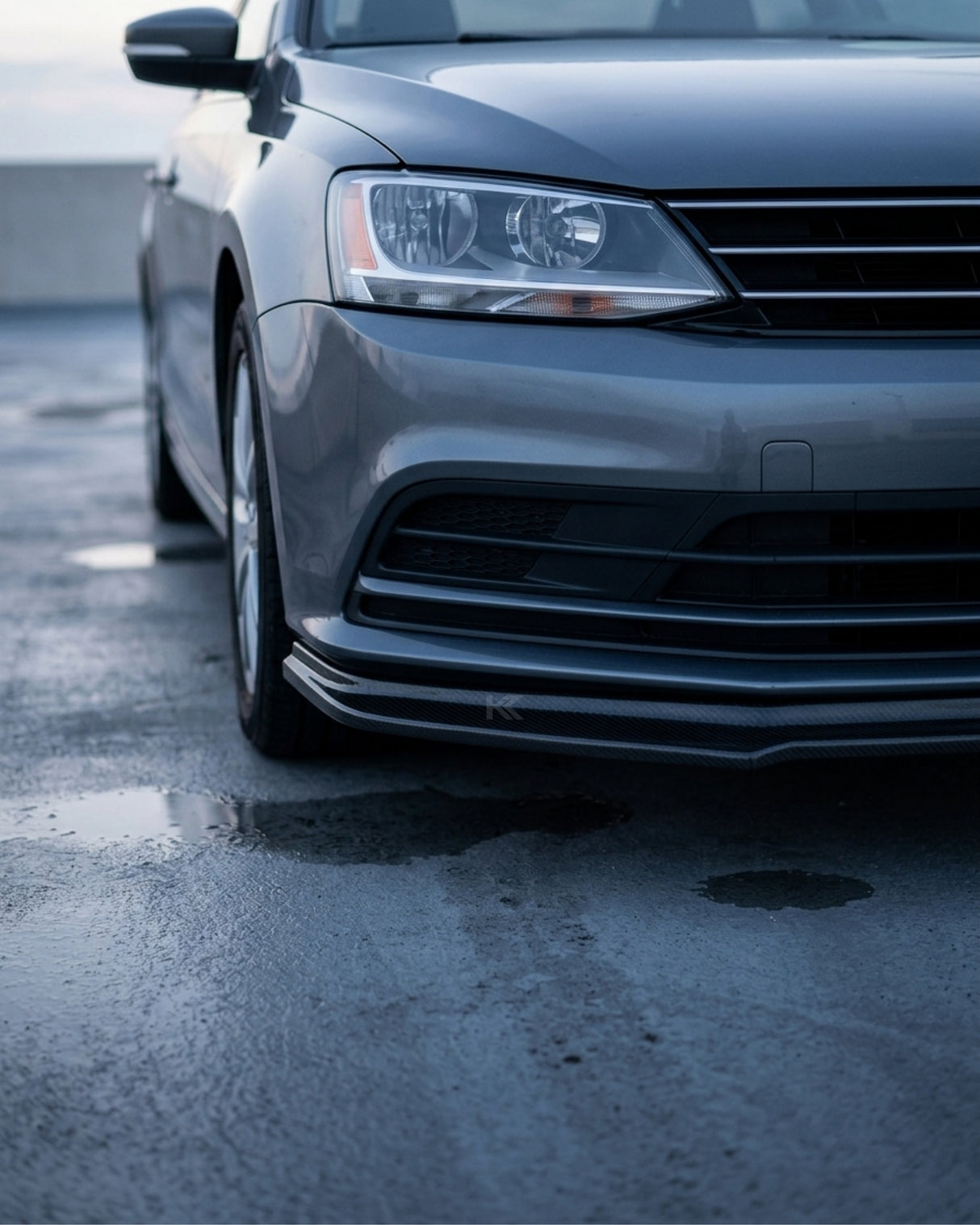 2013–2015 Volkswagen Jetta GLI Front Bumper Splitters – Carbon Fiber