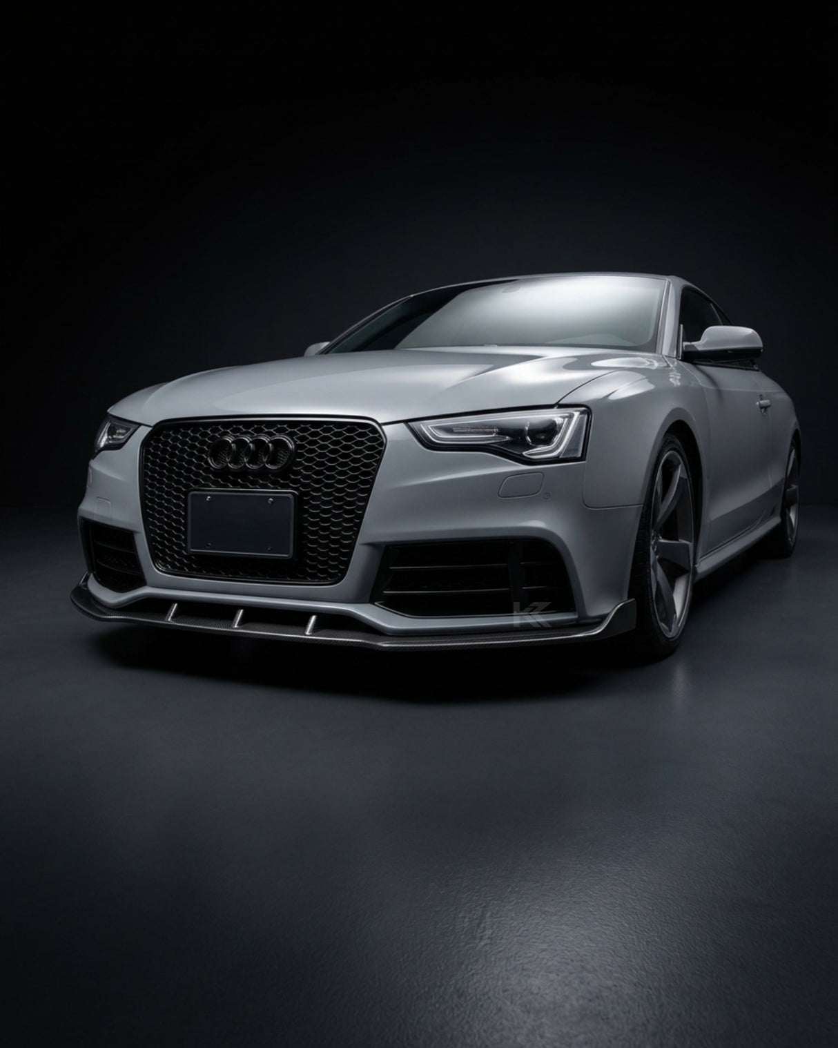 2012–2015 Audi RS5 8T Coupe / Convertible Front Bumper Lip Spoiler – Carbon Fiber