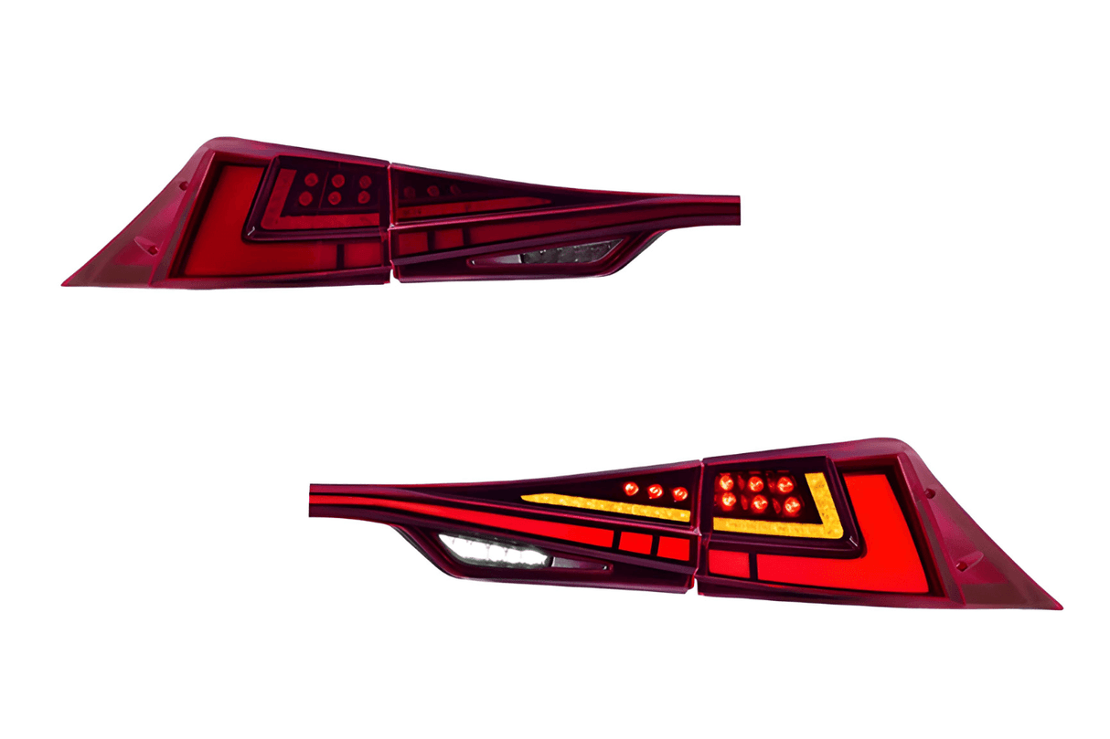Lexus IS 300h Modern Tail Light Upgrade (RGB Color Changing) LED Tail Lights (2014-2020) - K2 Industries