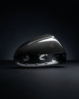 2019–2023 Audi R8 V10 Coupe Mirror Covers – Prepreg Dry Carbon Fiber