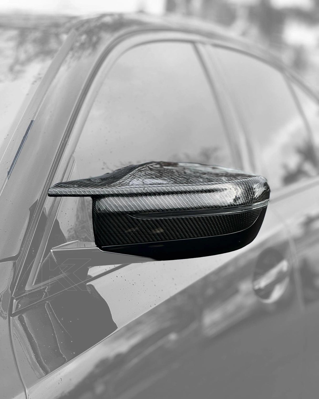 BMW 2 Series G87 3 Series G20/G28 M3 Style Carbon Fiber Side Mirror Housing (2019 - 2024) - K2 Industries