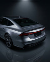 2019–2021 Audi A7 S-Line / S7 4KA Sportback Rear Bumper Diffuser Lip with Tailpipe Outlets – Dry Carbon Fiber