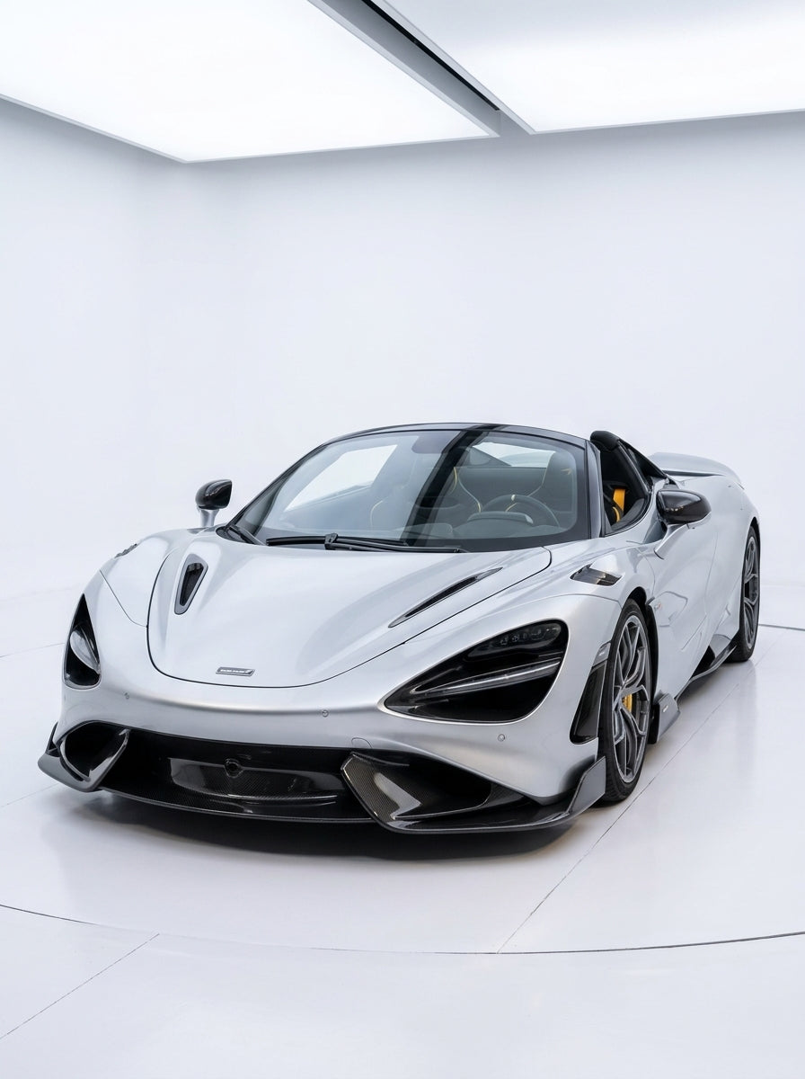 McLaren 765LT Dry Carbon Fiber Front Bumper Bolt-On