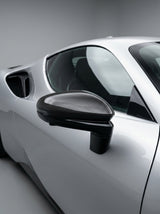 2019+ Ferrari SF90 Side Mirror Caps - Dry Carbon Fiber