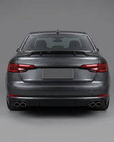 2017–2019 Audi A4 / A4 S-Line / S4 B9 Sedan R Style Ducktail Trunk Spoiler – Carbon Fiber