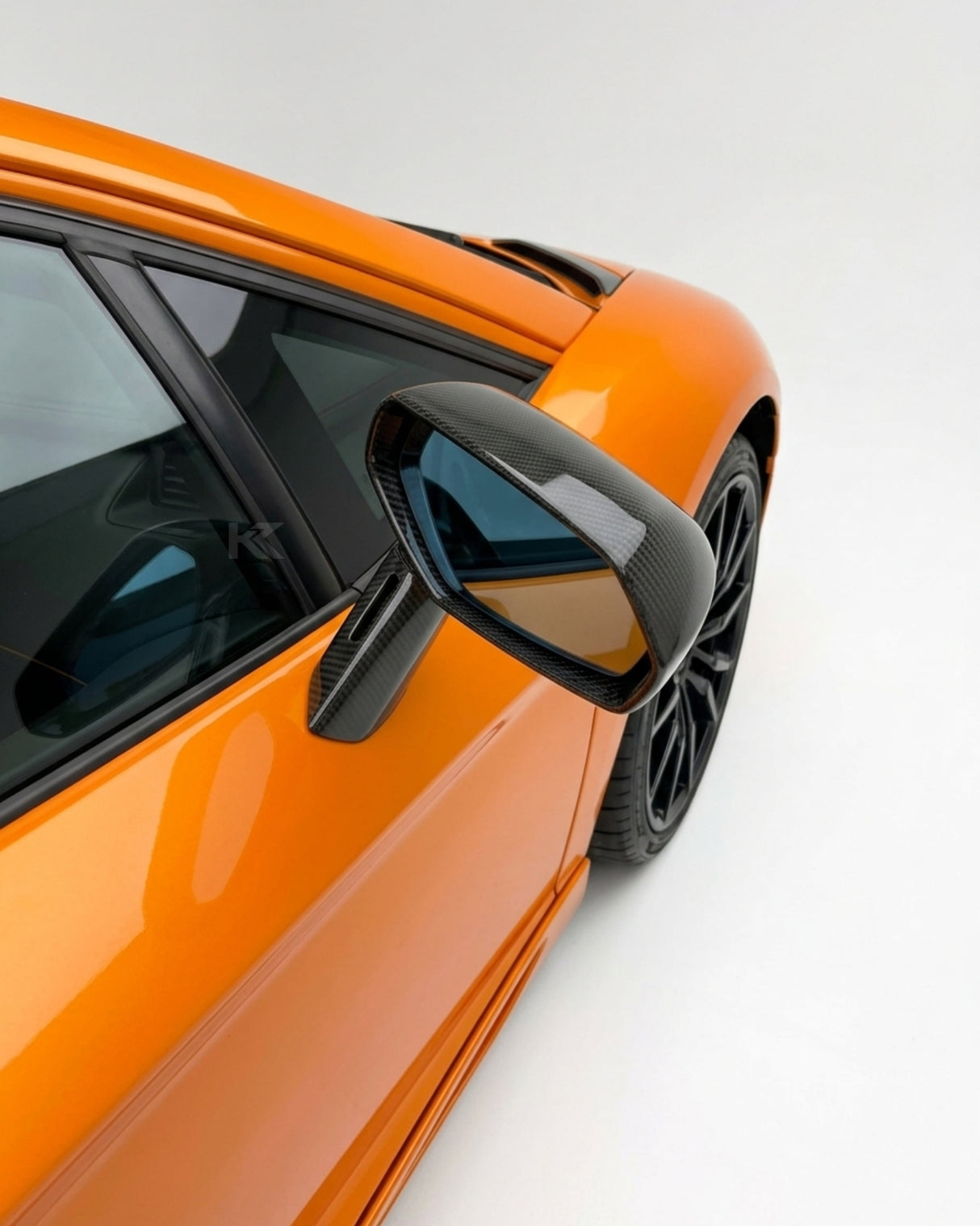 2011–2022 Lamborghini Aventador Mirror Covers – Dry Carbon Fiber