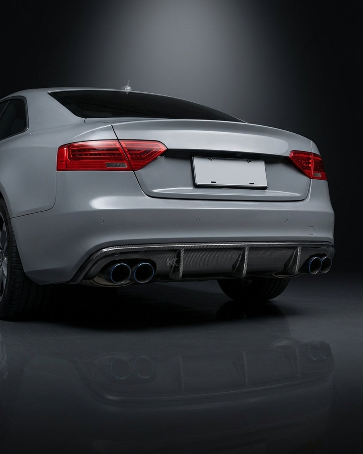 2008–2016 Audi A5 / S5 8T Coupe & Sportback Rear Bumper Diffuser Lip – Carbon Fiber