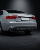 2008–2016 Audi A5 / S5 8T Coupe & Sportback Rear Bumper Diffuser Lip – Carbon Fiber