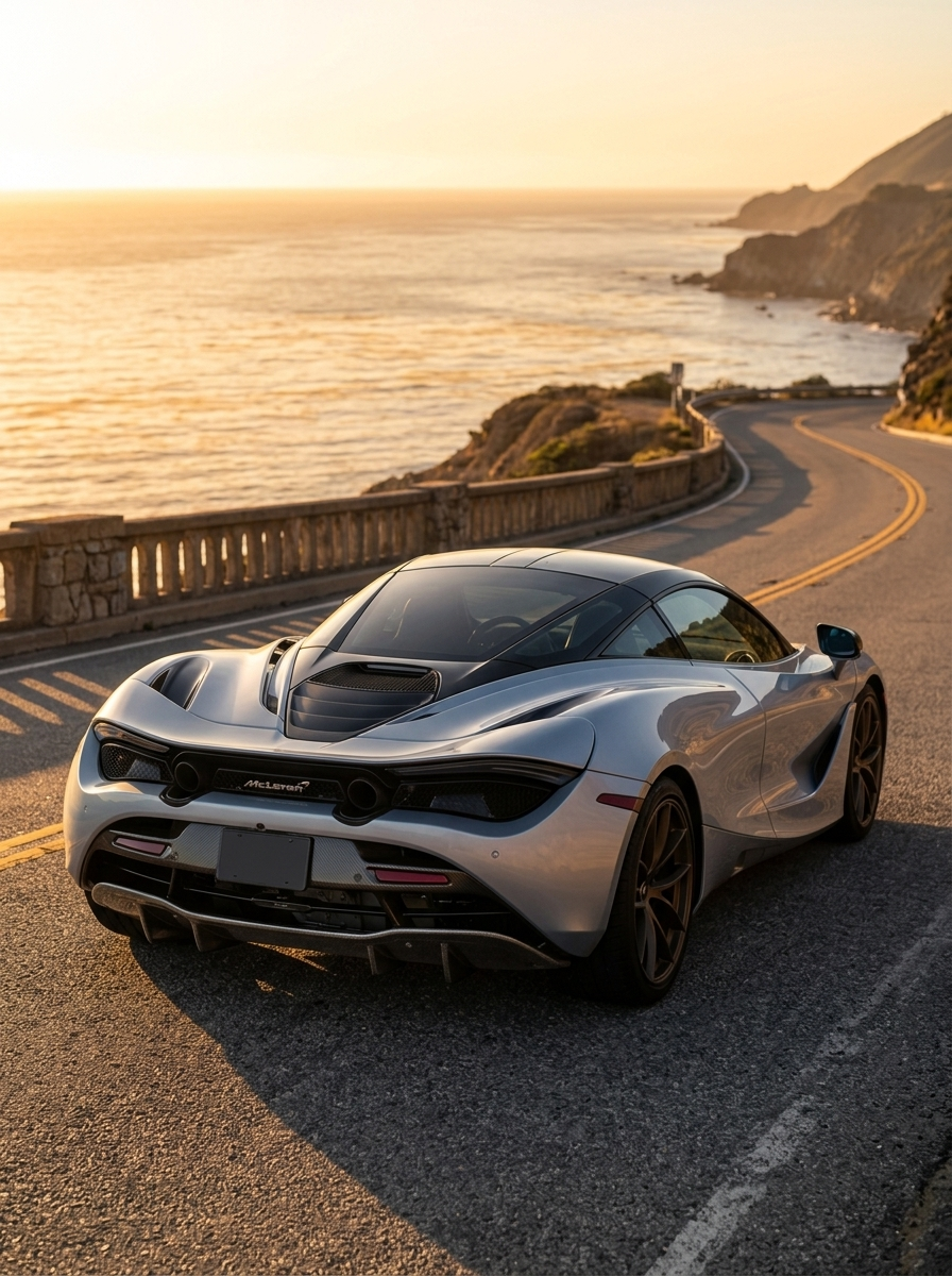 McLaren 720S Dry Carbon Fiber Rear Diffuser Bolt-On Body Kit
