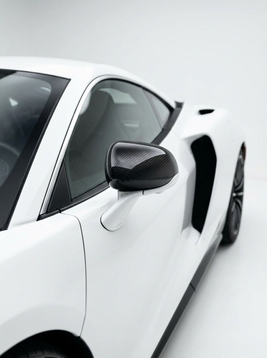McLaren GT 570GT Dry Carbon Fiber Side Mirror Covers GT Style 2016+ Pair