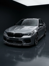 BMW 5 Series F90 M5 LCI ST Style Carbon Fiber Front Lip (2020+)