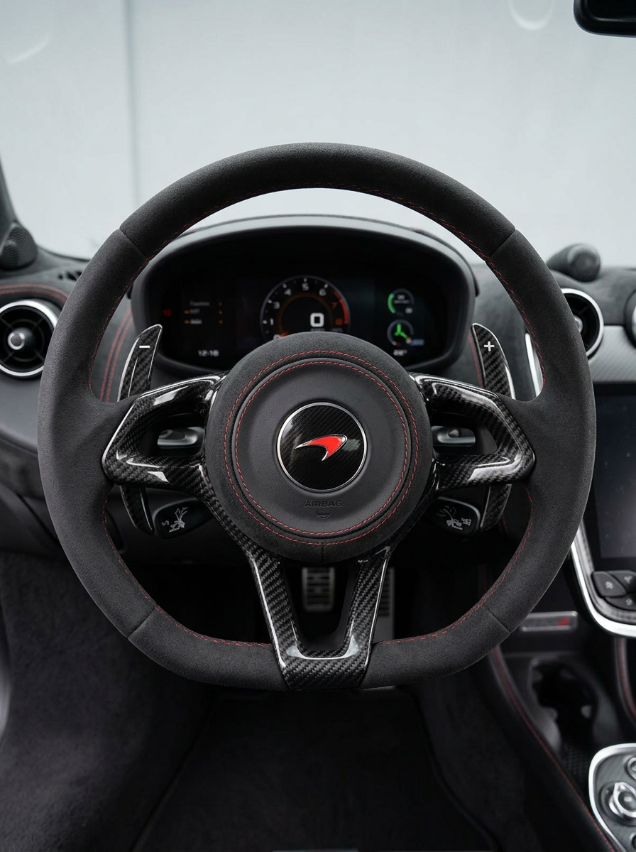 McLaren 540C 570S Spider Dry Carbon Fiber Interior Trim Set OEM Style 2015 - 2019