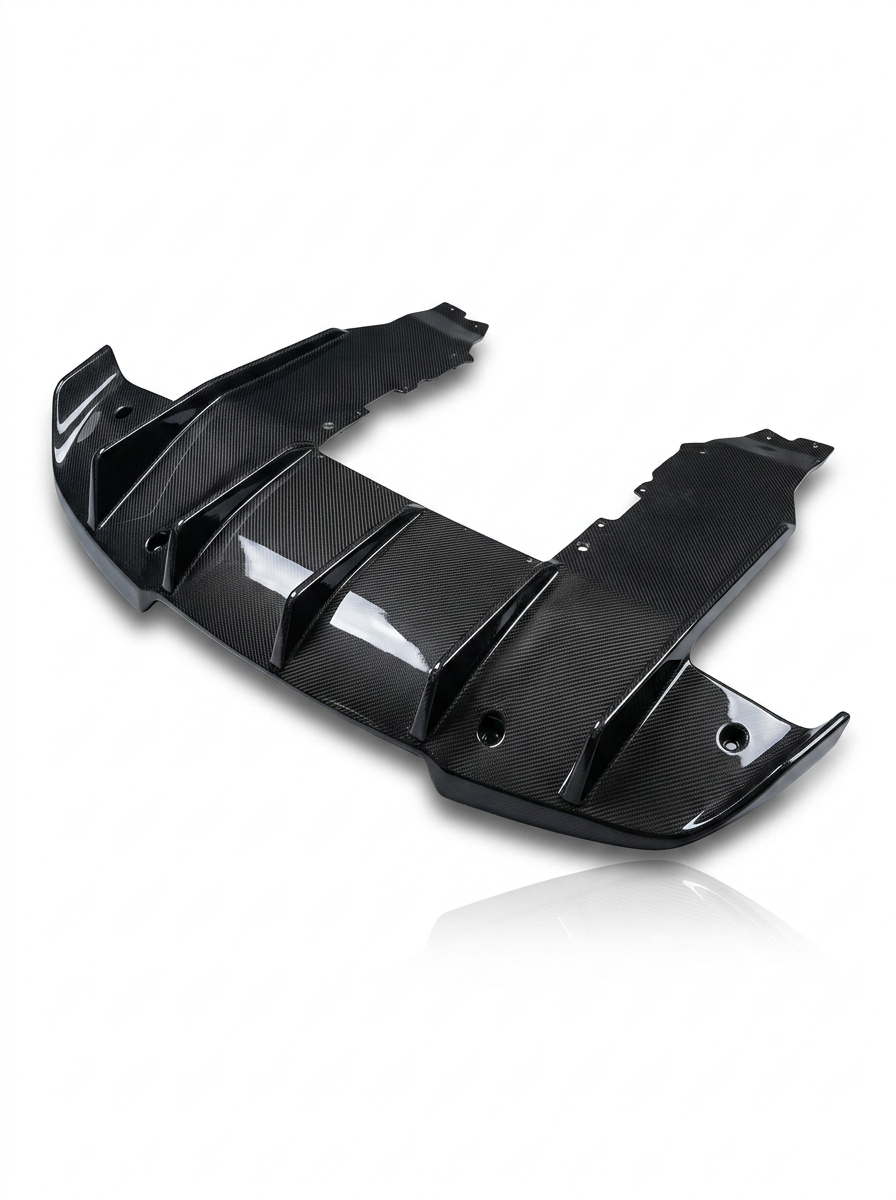 McLaren 720S Dry Carbon Fiber Rear Diffuser Bolt-On Body Kit