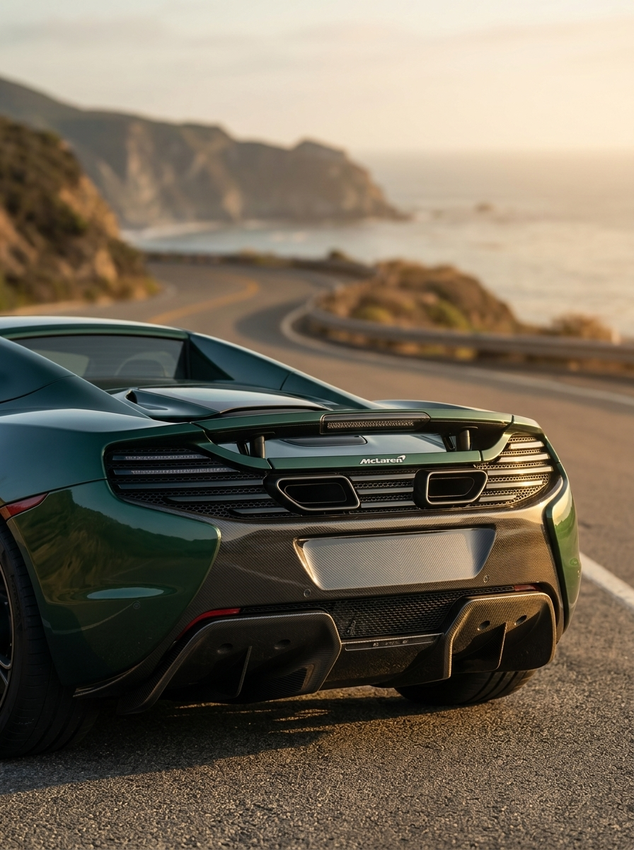 McLaren 650S Bolt-On Rear Diffuser - Dry Carbon Fiber