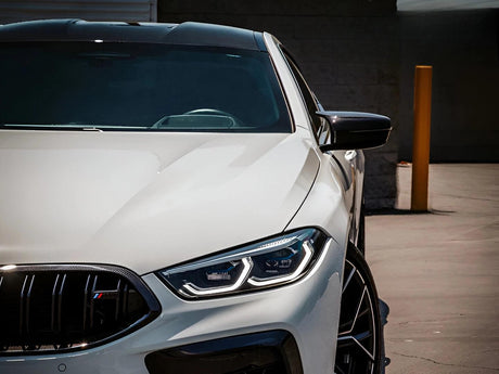BMW 5 Series F90 M5 M Style Carbon Fiber Side Mirror Cover (2018+) - K2 Industries