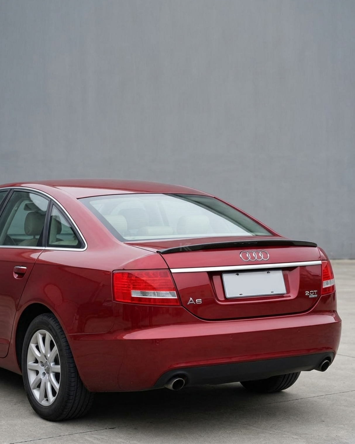 2005–2011 Audi A6 C6 Sedan Trunk Spoiler – Carbon Fiber