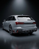 2019–2021 Audi RS6 / A6 C8 Avant Wagon Rear Bumper Diffuser – Dry Carbon Fiber