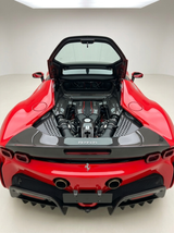 2019+ Ferrari SF90 Stradale Polished Rear Spoiler - Dry Carbon Fiber