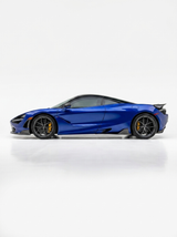 McLaren 720S Spider Dry Carbon Fiber Side Skirts Polished Finish 2017 - 2019 Pair