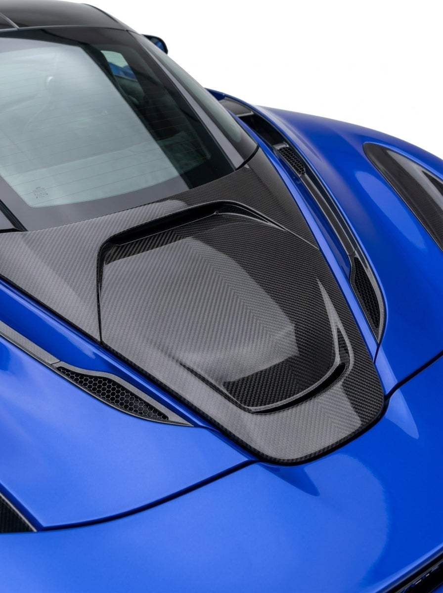 McLaren 720S Spider Dry Carbon Fiber Rear Engine Cover 2017 - 2019