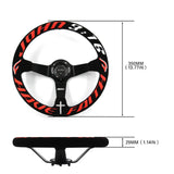 Have Faith Infiniti G35 G37 Suede 3"Deep Dish Steering Wheel + Quick Release Short Hub Adapter