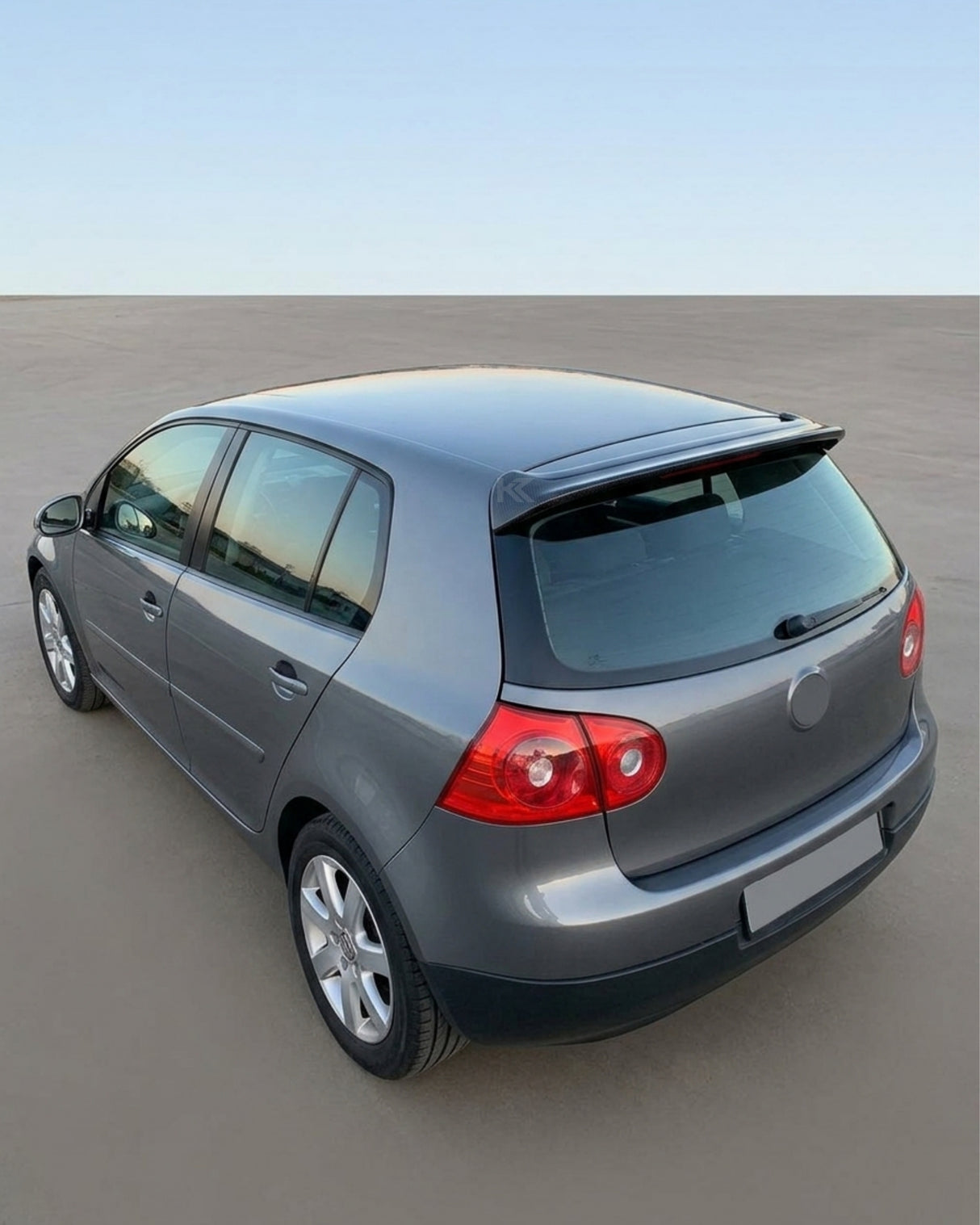 2005–2009 Volkswagen Golf / GTI / R32 MK5 Rear Roof Spoiler Wing – Carbon Fiber