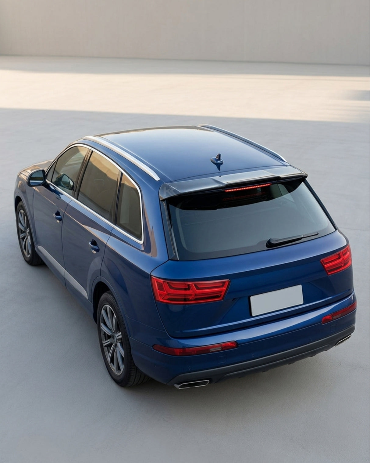 2016–2018 Audi Q7 S-Line / SQ7 4M Rear Roof Spoiler Extension – Carbon Fiber