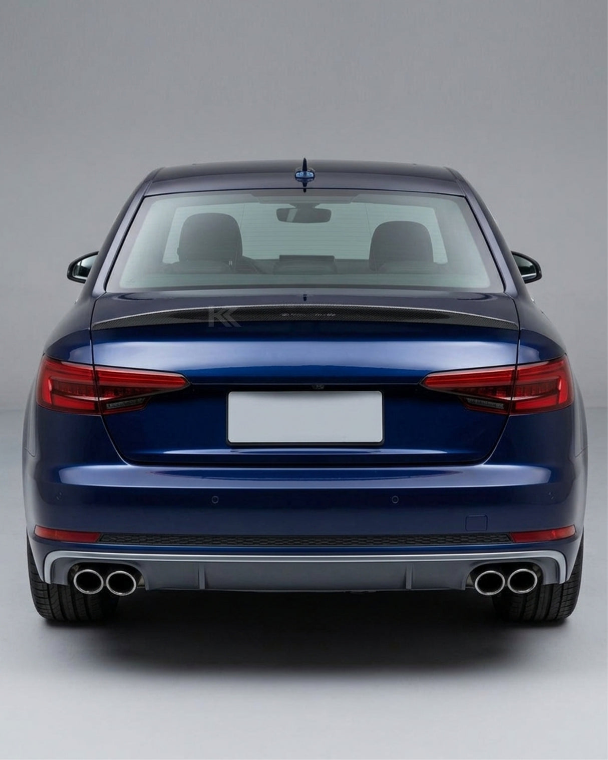 2017–2023 Audi A4 S-Line / S4 B9 Sedan Single Deck Rear Trunk Spoiler – Carbon Fiber