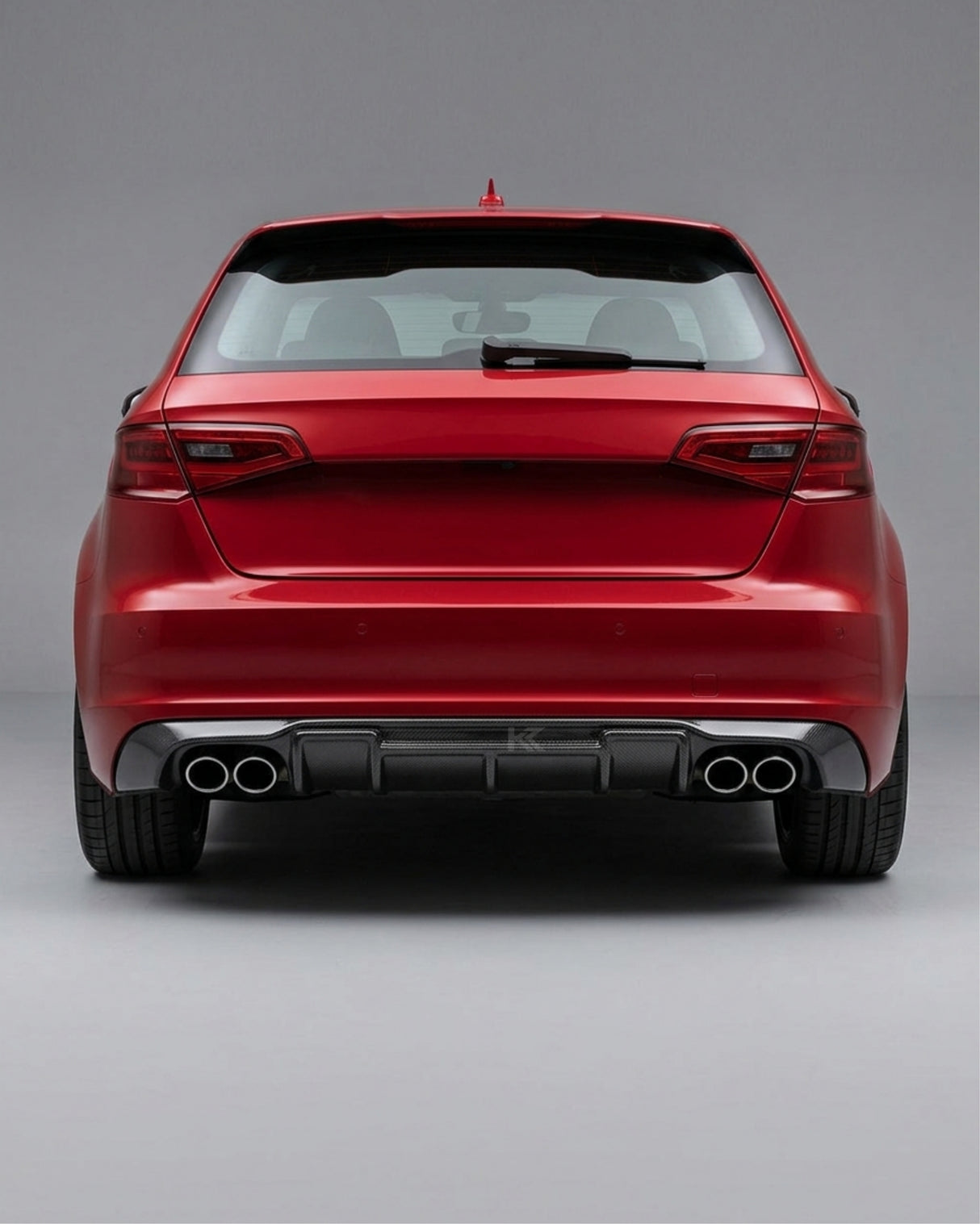 2013–2016 Audi A3 / S3 / RS3 8V Sportback Rear Bumper Diffuser – Carbon Fiber