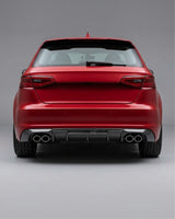 2013–2016 Audi A3 / S3 / RS3 8V Sportback Rear Bumper Diffuser – Carbon Fiber