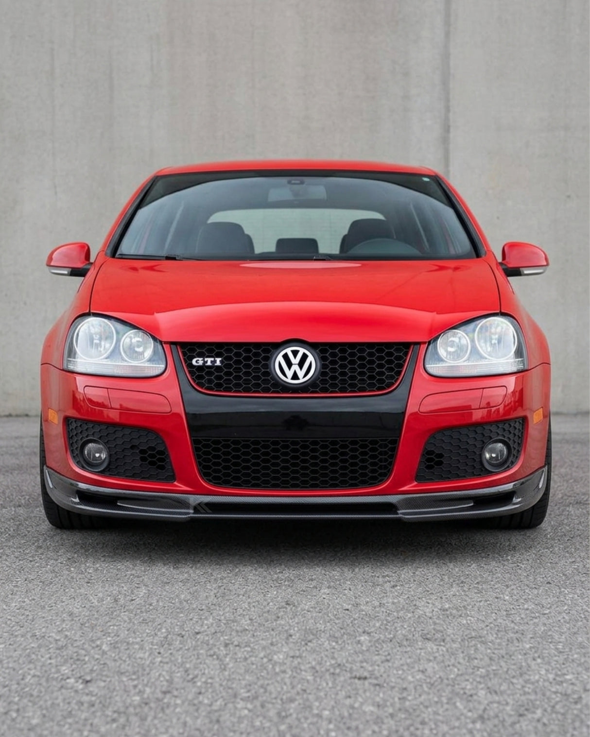 2006–2009 Volkswagen Golf GTI MK5 A Style Front Bumper Splitter – Carbon Fiber