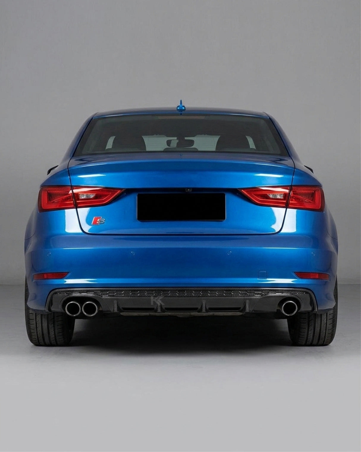 2015–2016 Audi A3 S-Line 8V Sedan Rear Bumper Diffuser Lip – Carbon Fiber