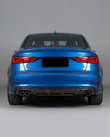 2015–2016 Audi A3 S-Line 8V Sedan Rear Bumper Diffuser Lip – Carbon Fiber