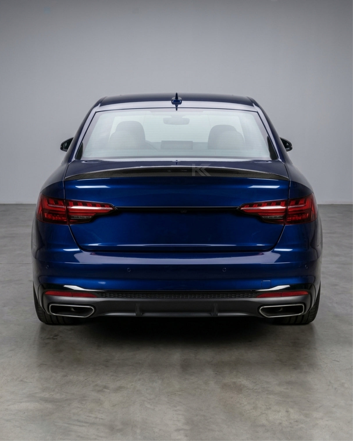 2022–2024 Audi A4 S-Line / S4 B9 Sedan Rear Trunk Spoiler Wing Lip – Carbon Fiber