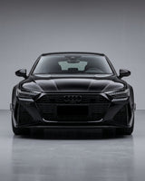 2020–2021 Audi RS7 C8 Sportback ABT Style Front Bumper Canards – Dry Carbon Fiber