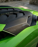 2011–2022 Lamborghini Aventador Rear Air Intakes – Dry Carbon Fiber