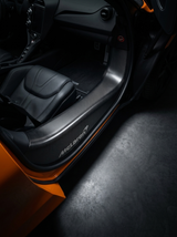 McLaren 720S 750S Dry Carbon Fiber Door Sill Trims Polished Finish Pair