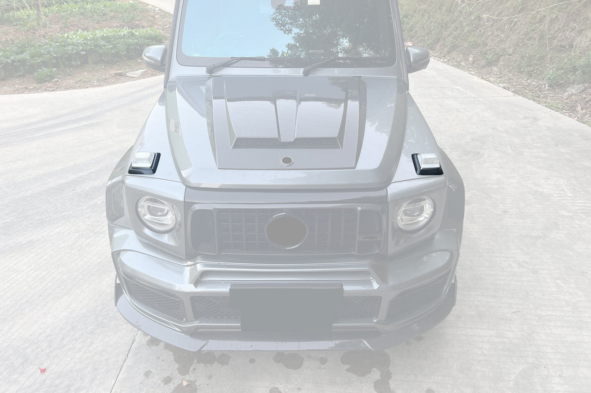 2018-2024 Mercedes Benz G63 AMG G550 W464 G-Wagon BR-G900 Style Dry Carbon Turn Lights Cover